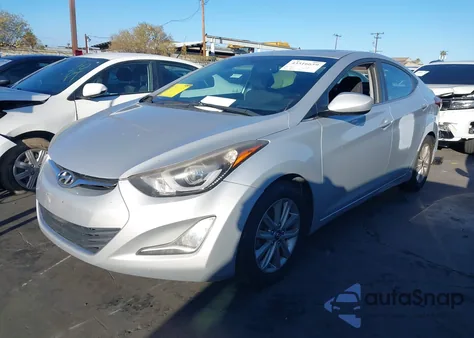 2015 Hyundai Elantra Se from USA, damaged, VIN KMHDH4AE7FU438068